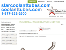 Tablet Screenshot of coolanttubes.com